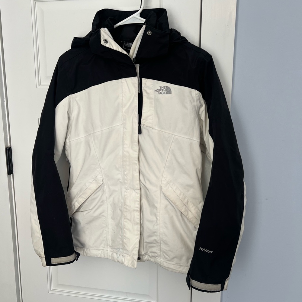 The North Face Black and White Ski Jacket